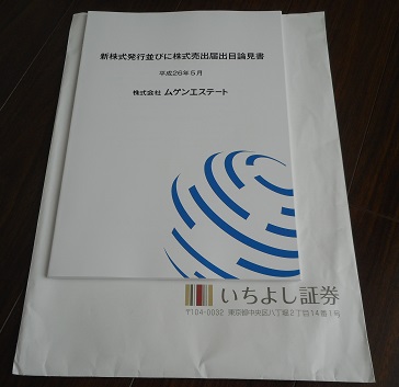 ムゲンエステート 目論見書