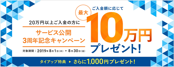サービス公開3周年記念キャンペーン