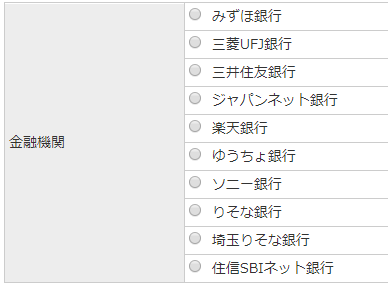 マネックス証券のネットバンク入金