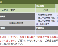 恵和IPO当選と公開価格