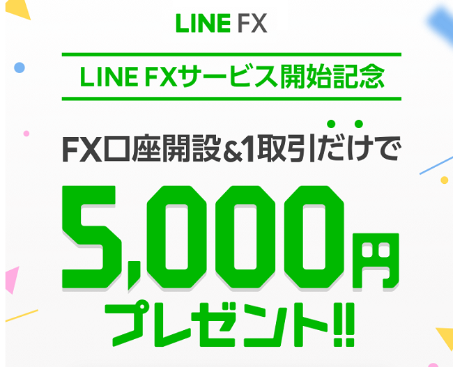 LINE FX口座開設キャンペーン