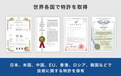 PIJIN(ピジン)が特許を取得している国