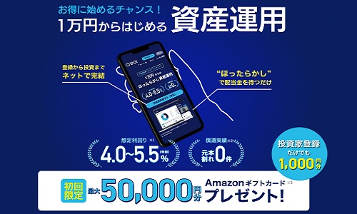 【キャンペーン】CREAL(クリアル)で最大5万円分のAmazonギフトカードが貰える！