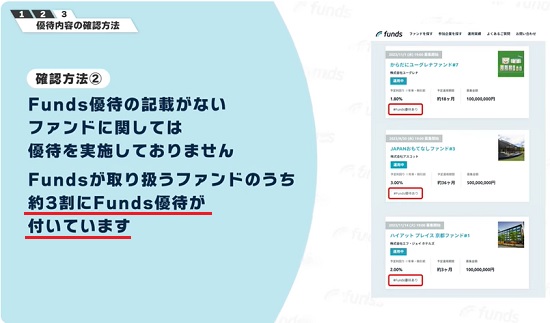 Funds優待まとめ